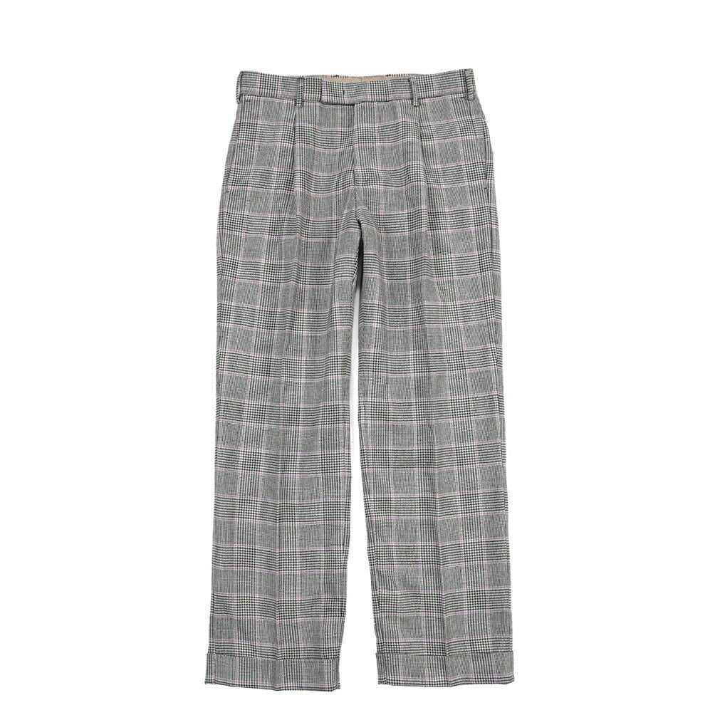 PT TORINO Edge “QUINDICI” SUPER 100's ウール100% ワンタックワイドスラックス グレー 48 | GUARDAROBA MILANO OFFICIAL STORE