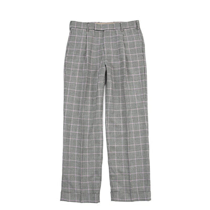 PT TORINO Edge “QUINDICI” SUPER 100's ウール100% ワンタックワイドスラックス グレー 48 | GUARDAROBA MILANO OFFICIAL STORE