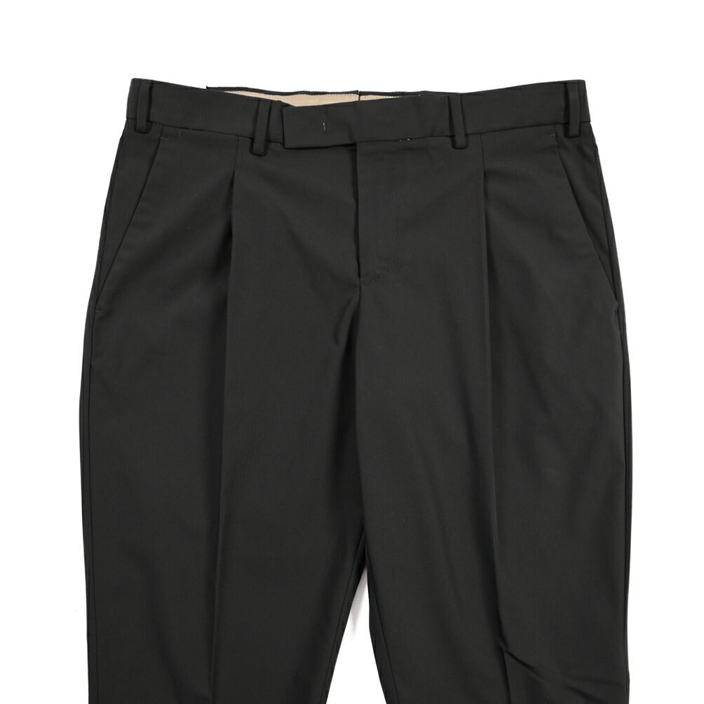 PT TORINO Edge “REBEL FIT” ポリエステル100% ワンタックスラックス ブラック 50 | GUARDAROBA MILANO OFFICIAL STORE