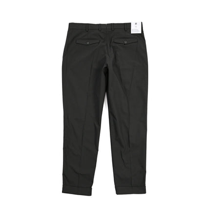 PT TORINO Edge “REBEL FIT” ポリエステル100% ワンタックスラックス ブラック 50 | GUARDAROBA MILANO OFFICIAL STORE