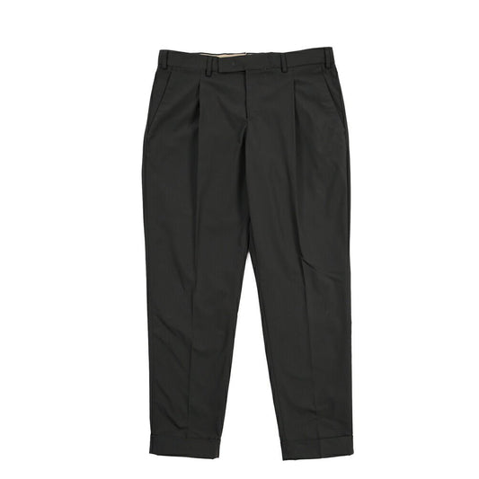 PT TORINO Edge “REBEL FIT” ポリエステル100% ワンタックスラックス ブラック 50 | GUARDAROBA MILANO OFFICIAL STORE