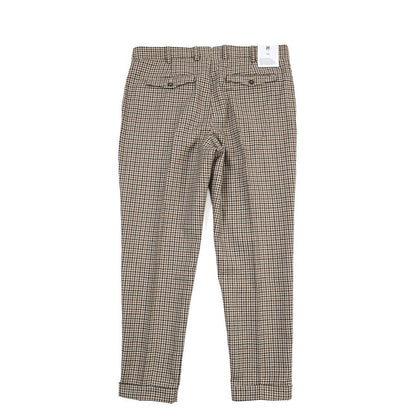 PT TORINO Edge “REBEL FIT” ヴァージンウール100% ワンタックスラックス ブラウン 50 | GUARDAROBA MILANO OFFICIAL STORE