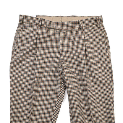 PT TORINO Edge “REBEL FIT” ヴァージンウール100% ワンタックスラックス ブラウン 50 | GUARDAROBA MILANO OFFICIAL STORE