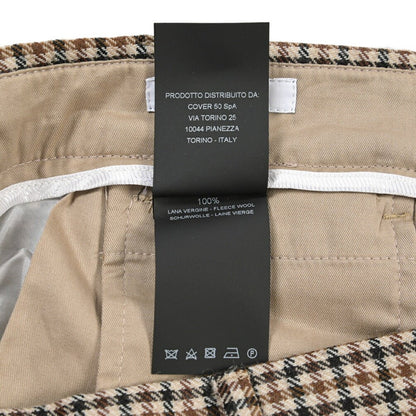 PT TORINO Edge “REBEL FIT” ヴァージンウール100% ワンタックスラックス ブラウン 50 | GUARDAROBA MILANO OFFICIAL STORE