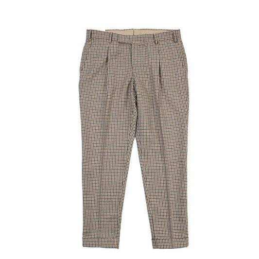 PT TORINO Edge “REBEL FIT” ヴァージンウール100% ワンタックスラックス ブラウン 50 | GUARDAROBA MILANO OFFICIAL STORE