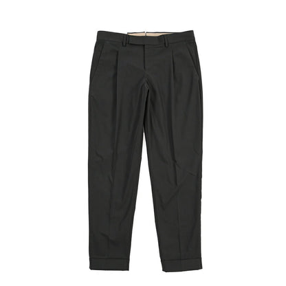 PT TORINO Edge “REBEL FIT” ポリエステル100% ワンタックスラックス ブラック 46 | GUARDAROBA MILANO OFFICIAL STORE