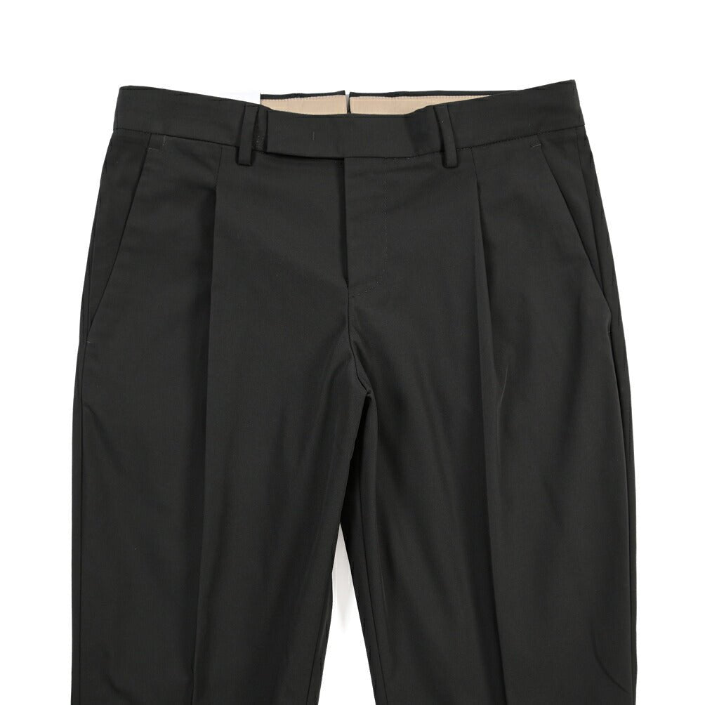 PT TORINO Edge “REBEL FIT” ポリエステル100% ワンタックスラックス ブラック 46 | GUARDAROBA MILANO OFFICIAL STORE