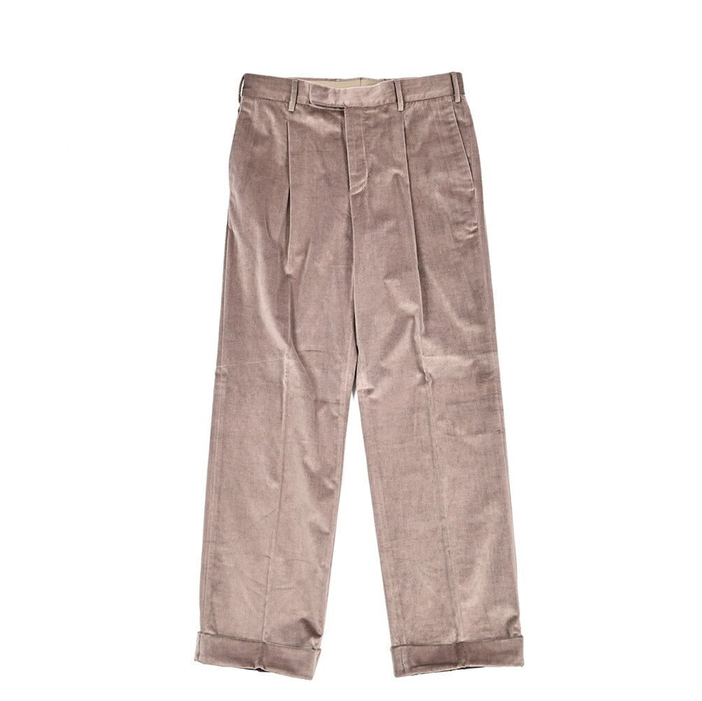 PT TORINO Edge REBEL FIT コットン100%ベロア ワンタックスラックス DELUXE COTTON｜430401-48｜GUARDAROBA MILANO OFFICIAL STORE