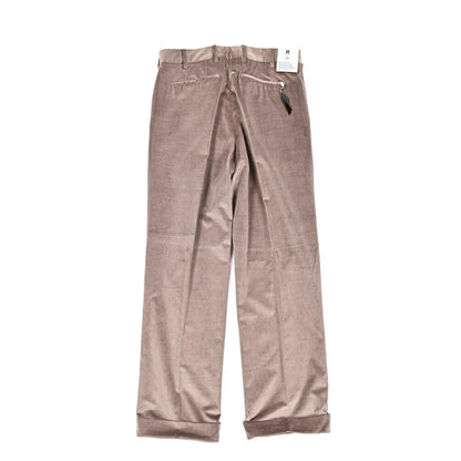 PT TORINO Edge REBEL FIT コットン100%ベロア ワンタックスラックス DELUXE COTTON｜430401-48｜GUARDAROBA MILANO OFFICIAL STORE