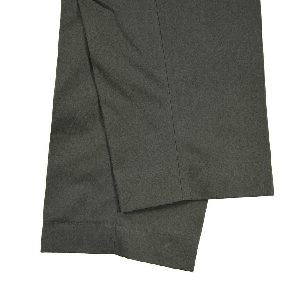 PT TORINO Edge "REBEL FIT" コットン100% ノータックテーパードパンツ / DELUXE COTTON カーキグリーン 48 | GUARDAROBA MILANO OFFICIAL STORE