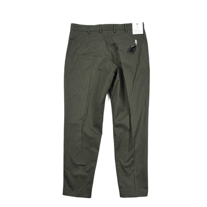 PT TORINO Edge "REBEL FIT" コットン100% ノータックテーパードパンツ / DELUXE COTTON カーキグリーン 48 | GUARDAROBA MILANO OFFICIAL STORE