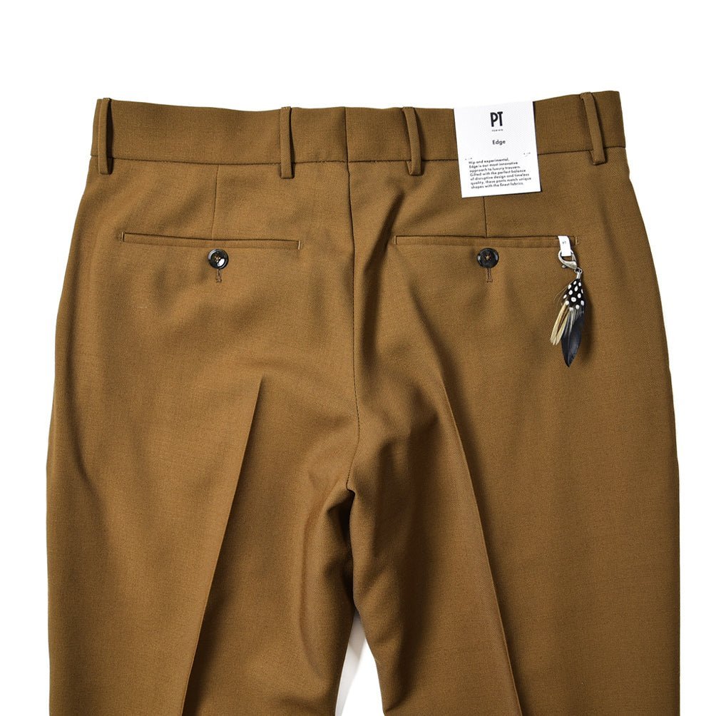 PT TORINO Edge "REBEL FIT" ヴァージンウールモヘア リラックステーパードパンツ｜389957-B-52｜GUARDAROBA MILANO OFFICIAL STORE