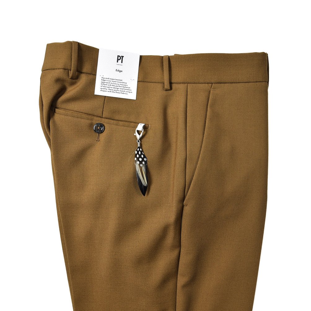 PT TORINO Edge "REBEL FIT" ヴァージンウールモヘア リラックステーパードパンツ｜389957-B-52｜GUARDAROBA MILANO OFFICIAL STORE