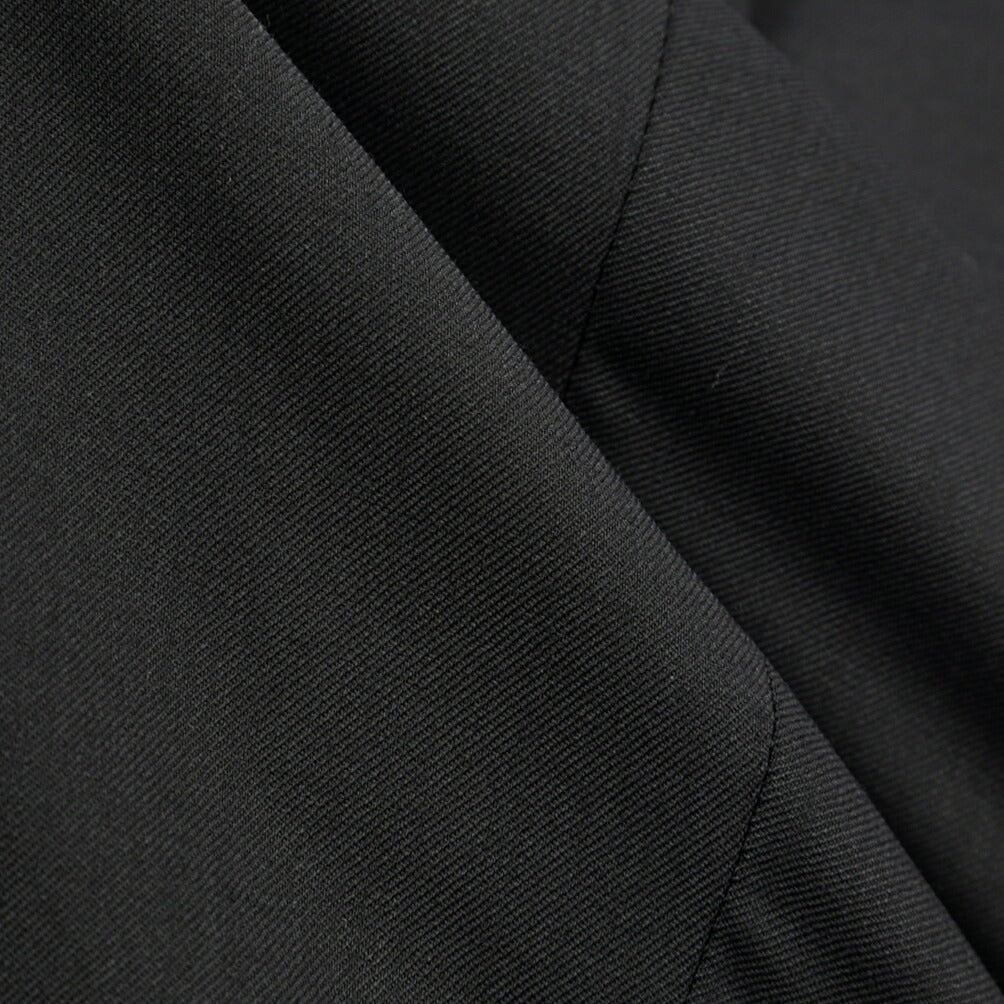 PT TORINO Edge “REBEL FIT” ストレッチウール ワンタックスラックス ブラック 52 | GUARDAROBA MILANO OFFICIAL STORE