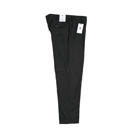 PT TORINO Edge “REBEL FIT” ストレッチウール ワンタックスラックス ブラック 52 | GUARDAROBA MILANO OFFICIAL STORE