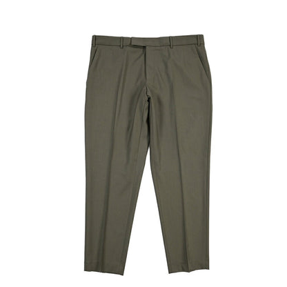 PT TORINO Edge “REBEL FIT” ストレッチウール ノータックスラックス カーキグリーン 54 | GUARDAROBA MILANO OFFICIAL STORE