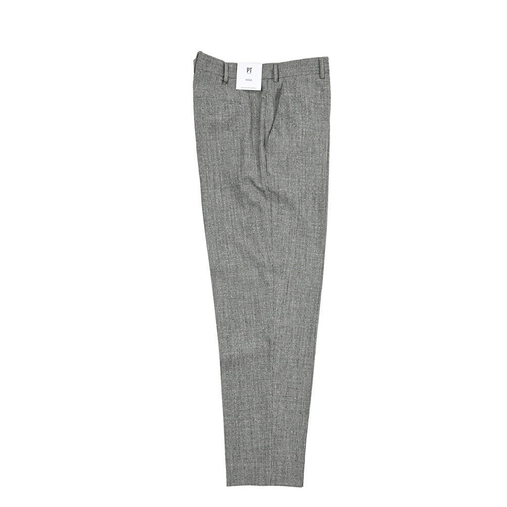PT TORINO Edge “REBEL FIT” ストレッチウール ノータックスラックス グレー 48 | GUARDAROBA MILANO OFFICIAL STORE