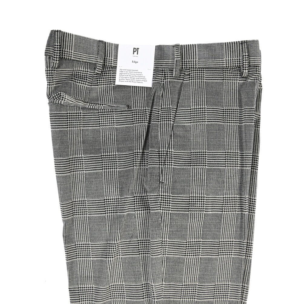 PT TORINO Edge “REBEL FIT” ストレッチウール ノータックスラックス グレー 48 | GUARDAROBA MILANO OFFICIAL STORE