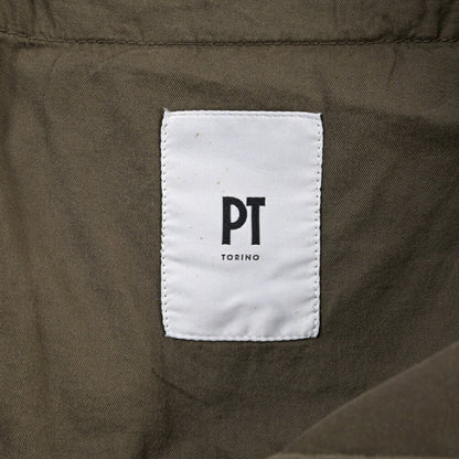 PT TORINO Edge “REBEL FIT” ストレッチコットン ワンタックスラックス ブラウン 54 | GUARDAROBA MILANO OFFICIAL STORE