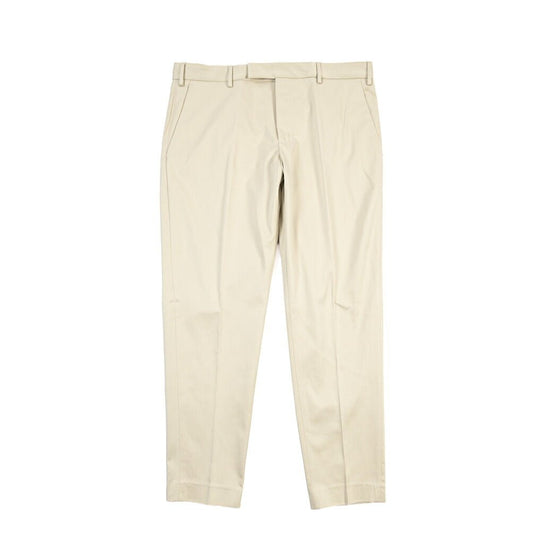 PT TORINO Edge “REBEL FIT” ストレッチコットンチノ ノータックチノパンツ オフホワイト 52 | GUARDAROBA MILANO OFFICIAL STORE