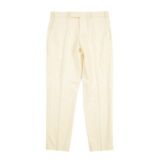 PT TORINO Edge “REBEL FIT” ストレッチウール ノータックスラックス オフホワイト 48 | GUARDAROBA MILANO OFFICIAL STORE