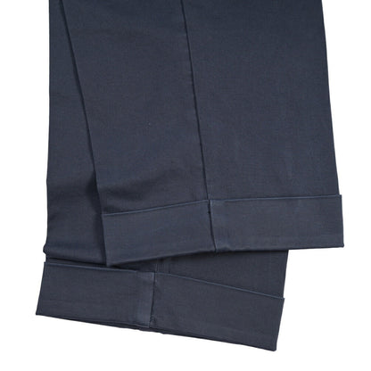 PT TORINO Edge “REBEL FIT” ストレッチコットン ワンタックチノパンツ ネイビー 58 | GUARDAROBA MILANO OFFICIAL STORE