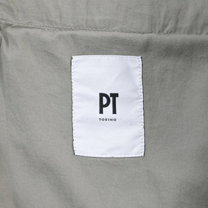 PT TORINO Edge “REBEL FIT” ストレッチコットン ワンタックパンツ グレー 56 | GUARDAROBA MILANO OFFICIAL STORE