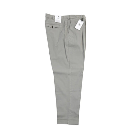 PT TORINO Edge “REBEL FIT” ストレッチコットン ワンタックパンツ グレー 56 | GUARDAROBA MILANO OFFICIAL STORE