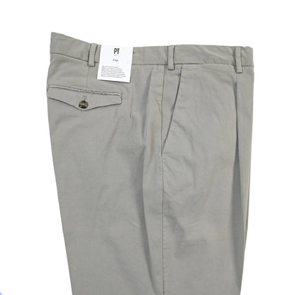 PT TORINO Edge “REBEL FIT” ストレッチコットン ワンタックパンツ グレー 56 | GUARDAROBA MILANO OFFICIAL STORE