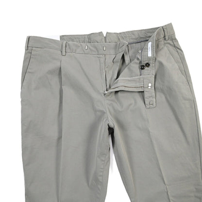 PT TORINO Edge “REBEL FIT” ストレッチコットン ワンタックパンツ グレー 56 | GUARDAROBA MILANO OFFICIAL STORE