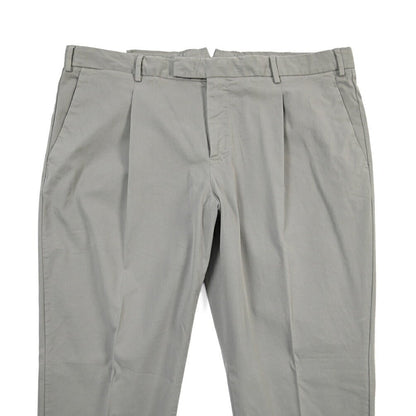 PT TORINO Edge “REBEL FIT” ストレッチコットン ワンタックパンツ グレー 56 | GUARDAROBA MILANO OFFICIAL STORE
