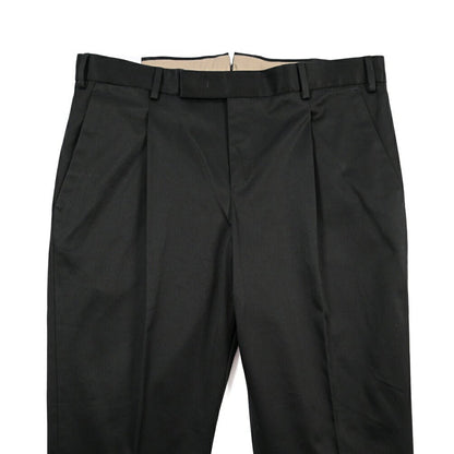 PT TORINO Edge “REBEL FIT” ストレッチコットン ワンタックパンツ ブラック 44 | GUARDAROBA MILANO OFFICIAL STORE