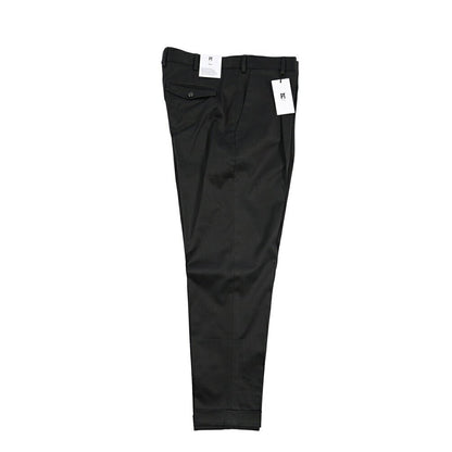 PT TORINO Edge “REBEL FIT” ストレッチコットン ワンタックパンツ ブラック 44 | GUARDAROBA MILANO OFFICIAL STORE