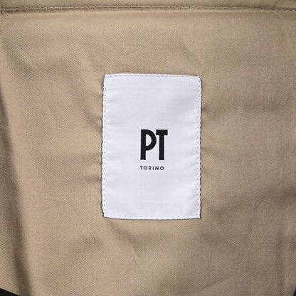 PT TORINO Edge “REBEL FIT” ストレッチコットン ワンタックパンツ ブラック 44 | GUARDAROBA MILANO OFFICIAL STORE