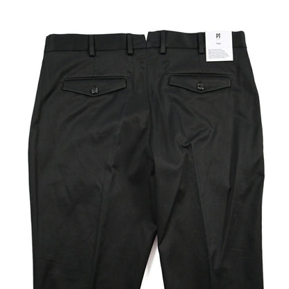 PT TORINO Edge “REBEL FIT” ストレッチコットン ワンタックパンツ ブラック 44 | GUARDAROBA MILANO OFFICIAL STORE