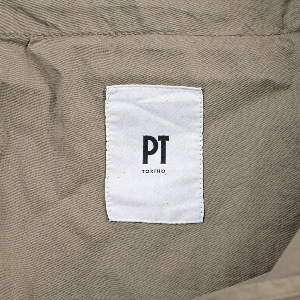 PT TORINO Edge “REBEL FIT” ストレッチコットン ワンタックパンツ グレー 56 | GUARDAROBA MILANO OFFICIAL STORE