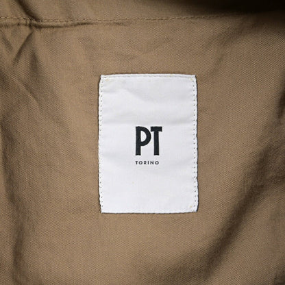 PT TORINO Edge “REBEL FIT” ストレッチコットン ノータックパンツ グレージュ 46 | GUARDAROBA MILANO OFFICIAL STORE