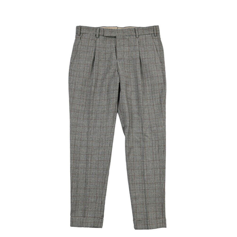 PT TORINO Edge “REBEL FIT” SUPER 100's ヴァージンウール100% ワンタックスラックス グレー 48 | GUARDAROBA MILANO OFFICIAL STORE