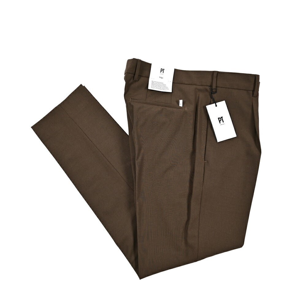 PT TORINO Edge "UNDICI" ストレッチウール スリムテーパードスラックス｜423210 - 46｜GUARDAROBA MILANO OFFICIAL STORE