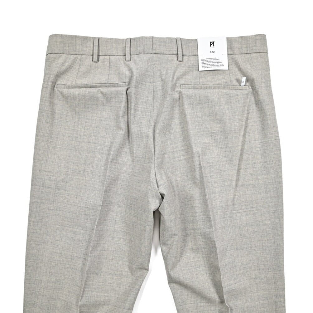 PT TORINO Edge "UNDICI" スラックス ワンタック ストレッチ パンツ ヴァージンウール｜423838 - 46｜GUARDAROBA MILANO OFFICIAL STORE