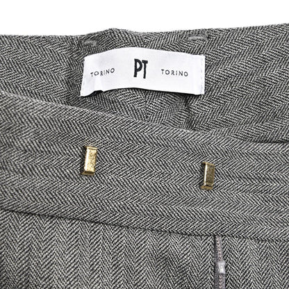 【レディース】PT TORINO EMMA ヴァージンウール100% ヘリンボーンパンツ｜430886-40｜GUARDAROBA MILANO OFFICIAL STORE
