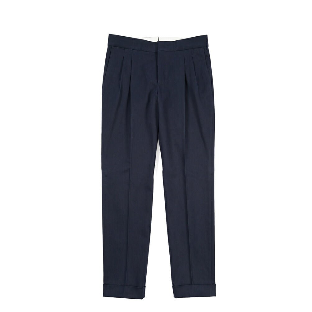 PT TORINO “GENTLEMAN FIT” カシミヤ混コットン グルカパンツ ネイビー 48 | GUARDAROBA MILANO OFFICIAL STORE