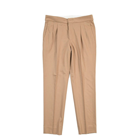 PT TORINO “GENTLEMAN FIT” カシミヤ混ウール グルカパンツ ブラウン 48 | GUARDAROBA MILANO OFFICIAL STORE