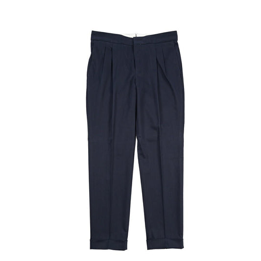 PT TORINO “GENTLEMAN FIT” カシミヤモダール混 グルカパンツ ネイビー 50 | GUARDAROBA MILANO OFFICIAL STORE