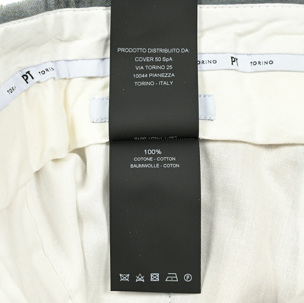 PT TORINO MASTER FIT コットン100% ベルベットクロスノータックスラックス (DELUXE COTTON) / PT01｜GUARDAROBA MILANO OFFICIAL STORE