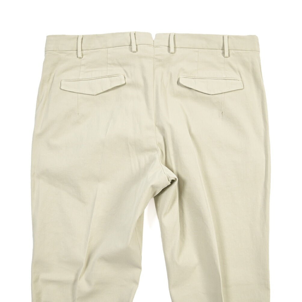 PT TORINO “MASTER FIT” ストレッチコットン ノータックチノパンツ ベージュ 52 | GUARDAROBA MILANO OFFICIAL STORE