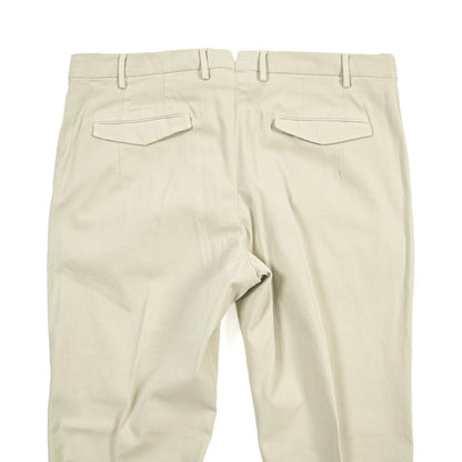 PT TORINO “MASTER FIT” ストレッチコットン ノータックチノパンツ ベージュ 52 | GUARDAROBA MILANO OFFICIAL STORE