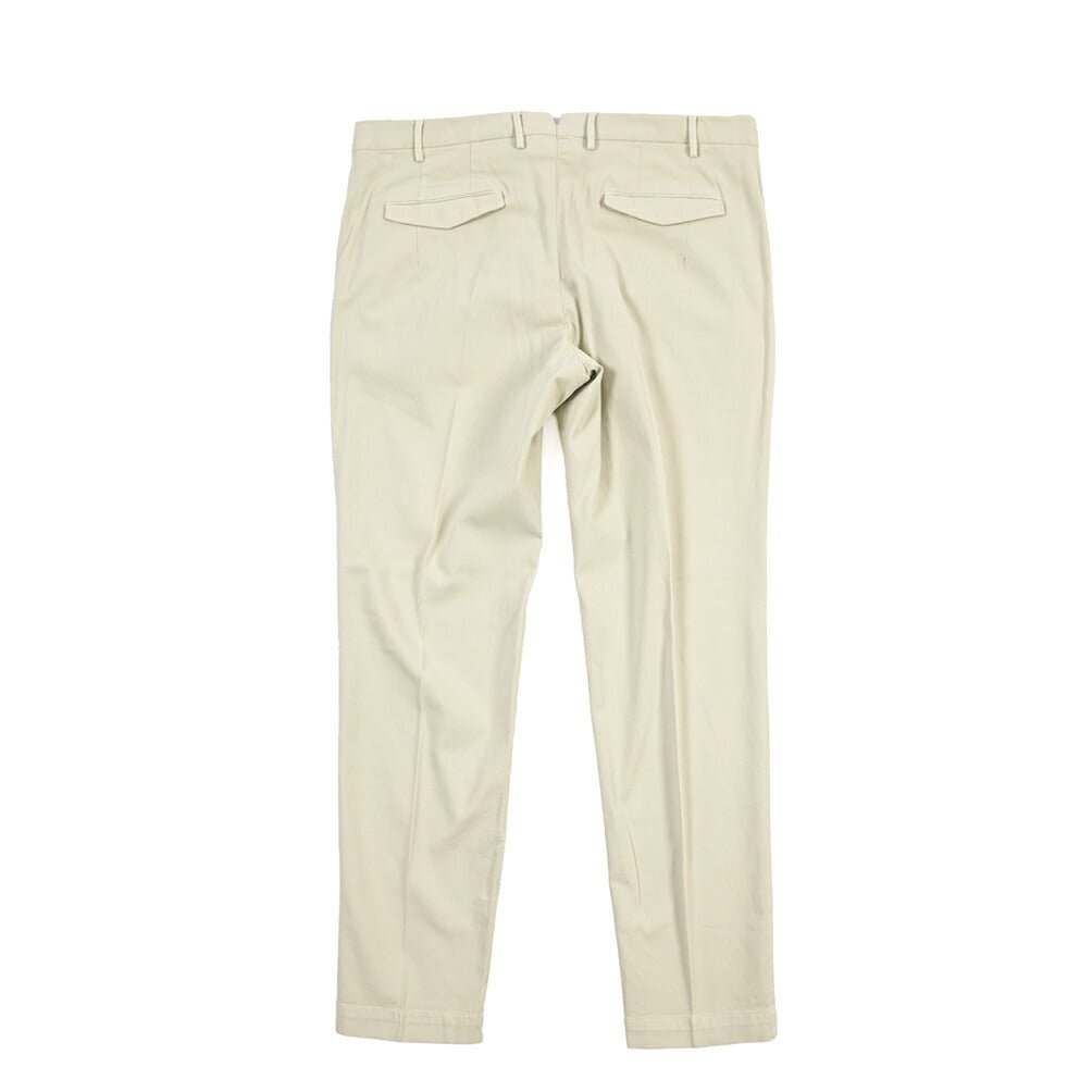 PT TORINO “MASTER FIT” ストレッチコットン ノータックチノパンツ ベージュ 52 | GUARDAROBA MILANO OFFICIAL STORE
