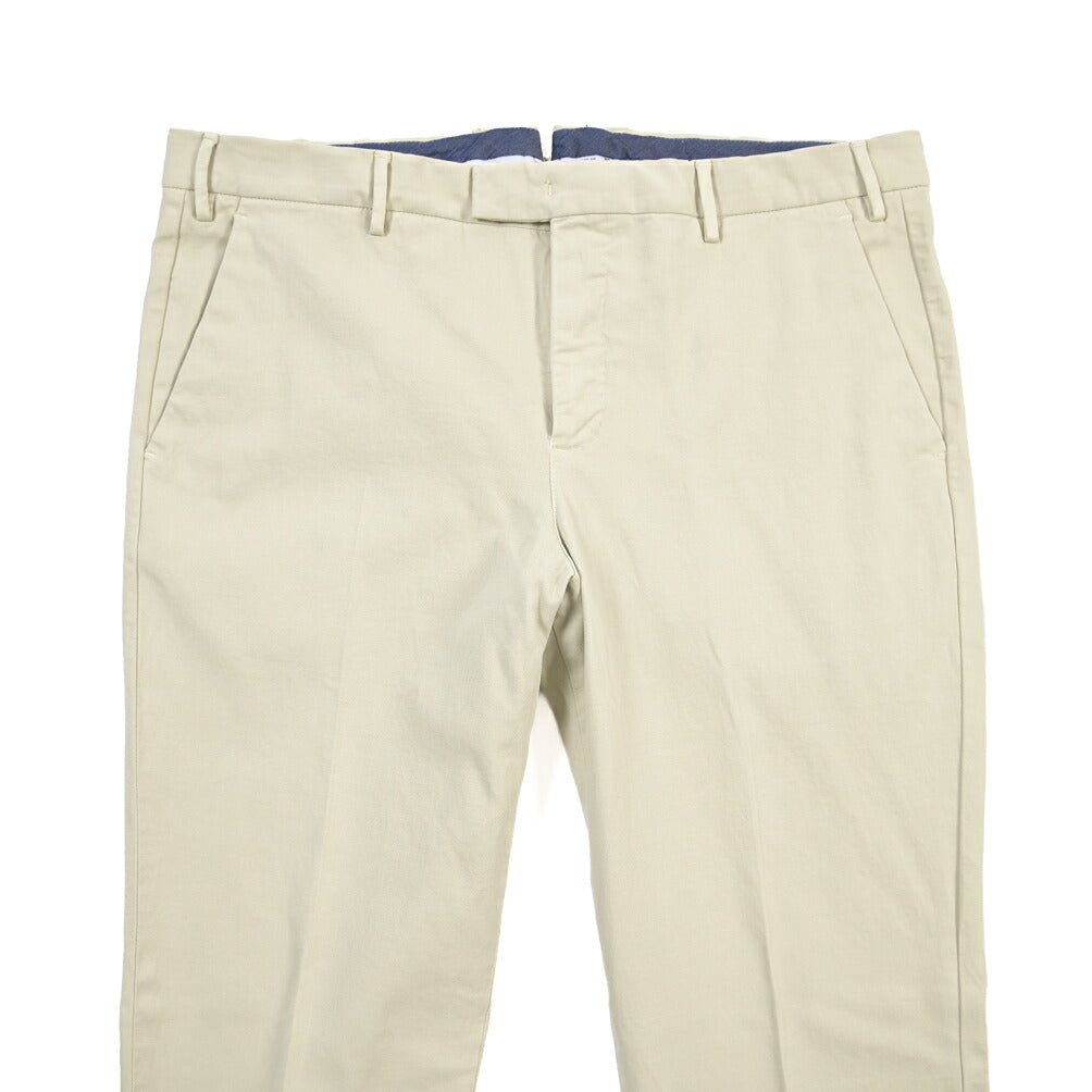 PT TORINO “MASTER FIT” ストレッチコットン ノータックチノパンツ ベージュ 52 | GUARDAROBA MILANO OFFICIAL STORE