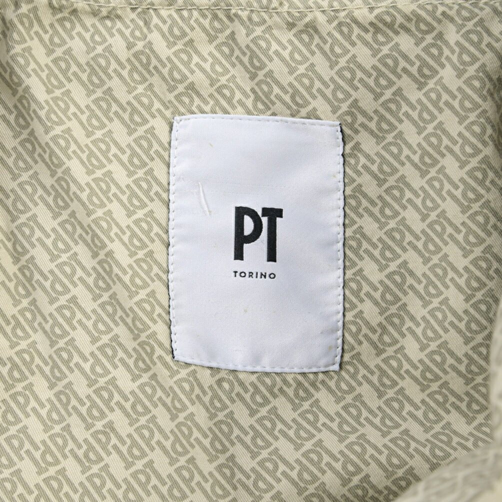 PT TORINO “MASTER FIT” ストレッチコットン ノータックチノパンツ ベージュ 52 | GUARDAROBA MILANO OFFICIAL STORE
